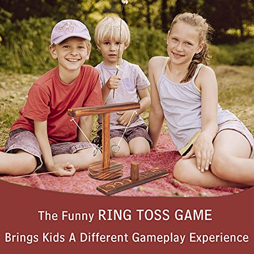 Vamslove Hook And Ring Toss Game For Adults Kids, Cling Ring Game For 2 Player, Hook Shot Ring Game, Great Backyard Games For Family Fun Bbqs Or Indoors Home Party Or Decoration Gifts&Toys #TOP5