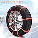 OCIIQM 20 Pcs Car Winter Tire Snow Chains for Honda ZR-V 2022 2023 2024 2025, Adjustable Emergency Traction Aid Universal Snow Tire Chains Cable Tie Protection Accessories