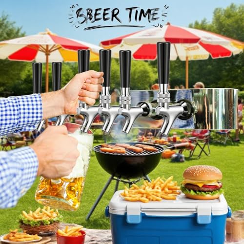 image for WELLBOM Standard Beer Faucet 304 Stainless Steel Core Beer Tap Faucet 