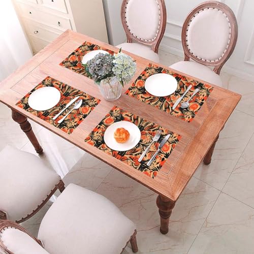 Sets de table résistants à la chaleur en PVC de qualité supérieure 30x45