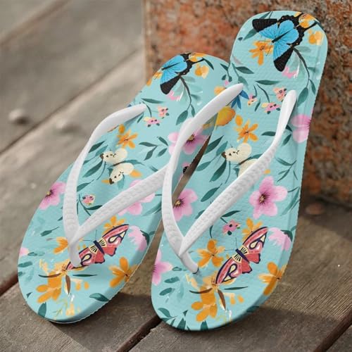 Women's Flip Flops Bathroom Beach Slippers for Lady Indoor & Outdoor Flip-Flops with EVA Sole2