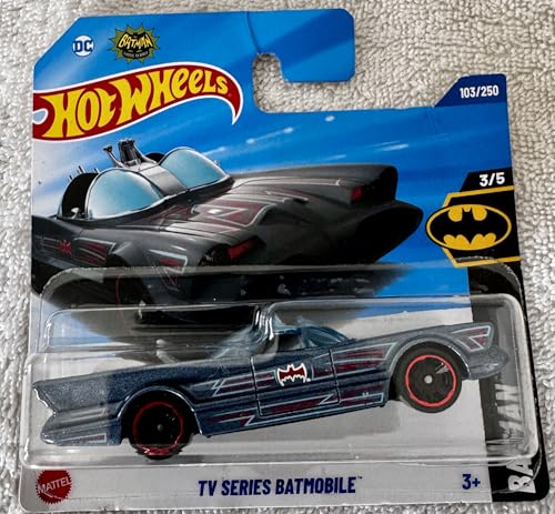 Hot Wheels TV Series Batmobile, Batman 3/5, 103/250, 1:64 Scale Diecast
