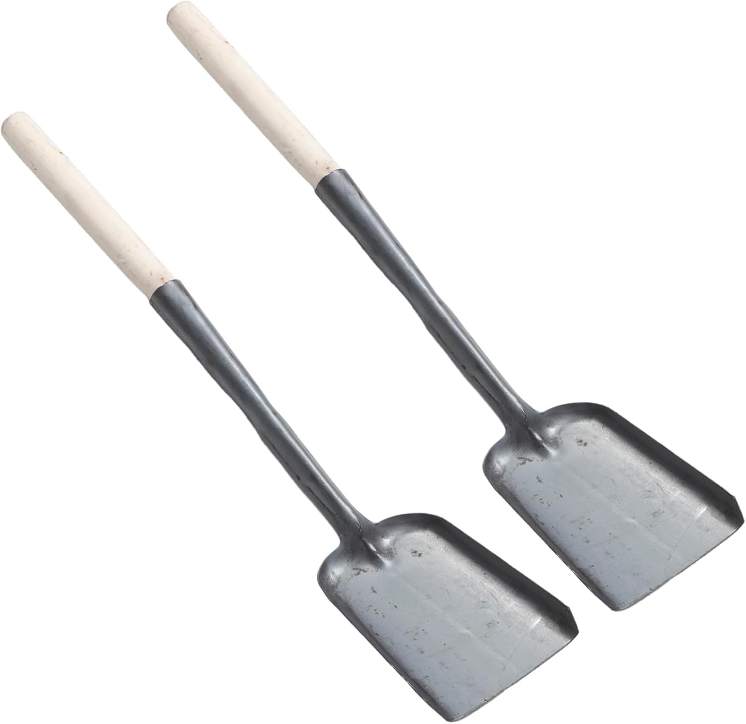 2pcs Heat-Resistant Soot Shovel for Fireplaces Stove and Chimneys Ergonomic Handle Ash Removal Kit