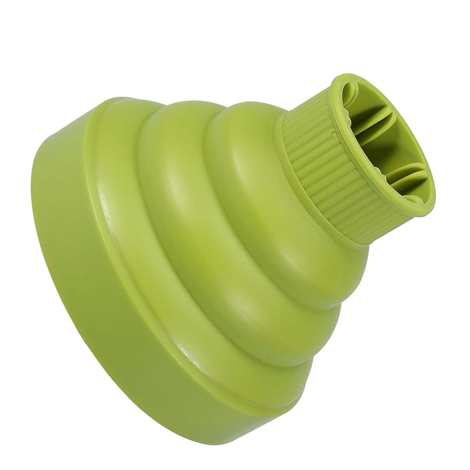 Volumizing Universal Hair Diffuser, Hair Dryer Diffuser Attachment for Curly and Wavy Hair, Foldable Hairdryer Hair Blower Diffuser Cover Styling Hairdressing Tool (Green)