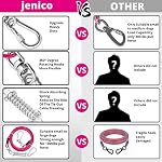 Dog Tie Out Cable, 10/15/20/30/40/50/70/100/150FT Runner Cable with Swivel Hook and Shock Spring, Dog Leash Run Tether for Yard Outdoor and Camping,for Small to Medium Pets Up to 500 LBS - Image 4