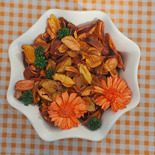 image for AlaTyche Fall Potpourri Bags, Citrus Orange Scented Potpourri Bowl Fil