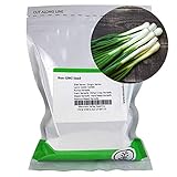 Tokyo Long White Bunching Onion Garden Seeds - 1 Oz ~8,400 Seeds - Non-GMO, Heirloom Vegetable Gardening & Micro Greens Seed
