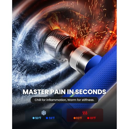 Image of BOB AND BRAD A7 Pro Massage Gun with Heat and Cold for Deep Tissue Massage