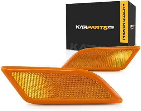 CarLights360 For Mercedes-Benz C250 Side Marker Light 2012 2013 2014 Driver and Passenger Side | Pair | DOT Certified | For MB2550105 | MB2551105