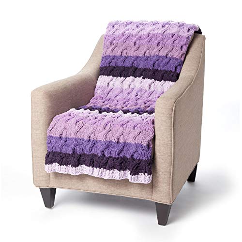 Bernat Blanket Ombre 300g - Cool Purple Ombre - Image 4