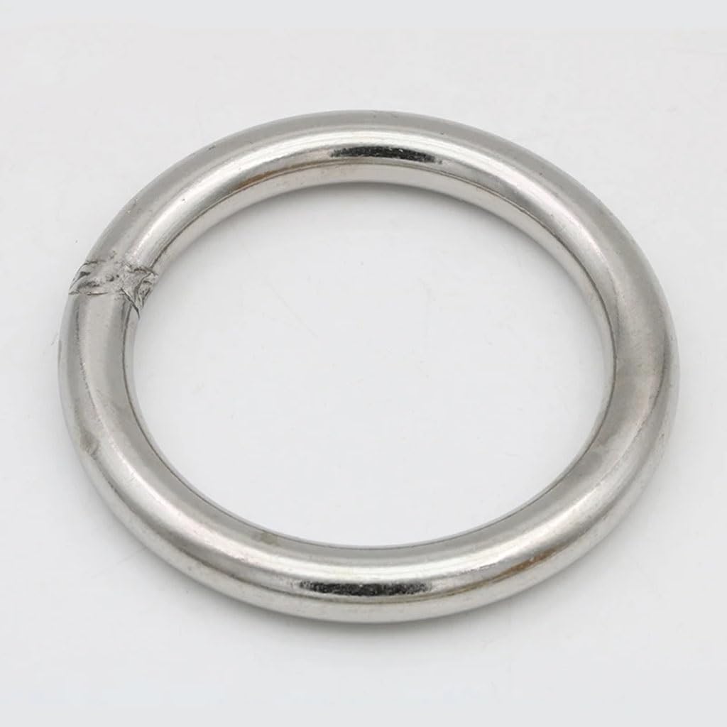 anneau en acier, anneaux en acier inoxydable, Grand joint torique en acier inoxydable 304, 1 pièce, 70/90/100/120/180/200mm, diamètre extérieur 8/10/12mm d'épaisseur, anneaux ronds soudés(12X120(1pcs)
