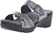 Dansko Women's Sophie Petrol Leather Wedge Sandal