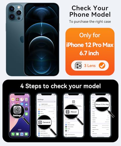 Image of CANSHN Magnetic Compatible with iPhone 12 Pro Max Case, Upgraded [Full Camera Protection] [Compatible with Magsafe] [Translucent Matte] Shockproof Protective Phone Cover 6.7 Inch - Pink