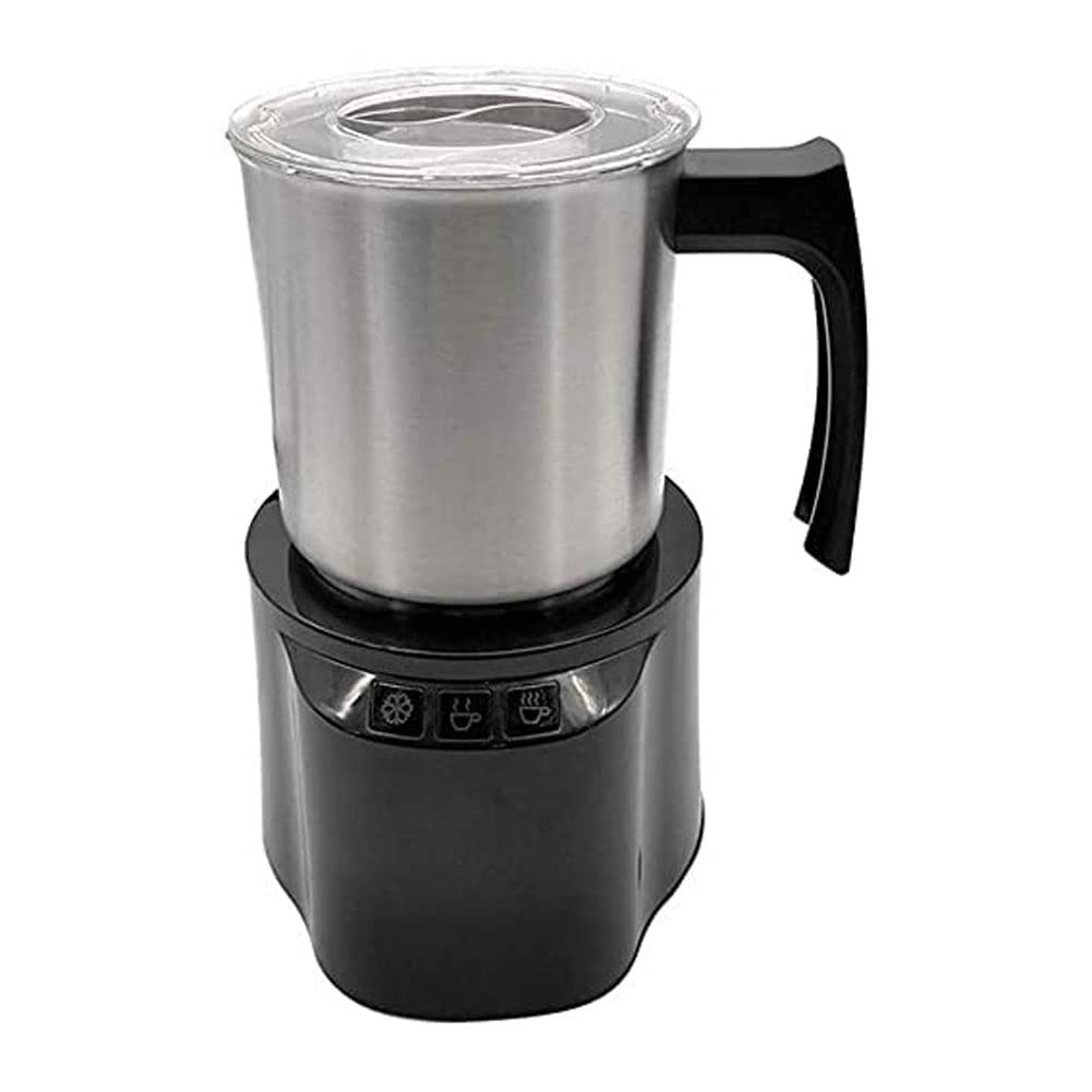HMTE Montalatte Elettrico Montalatte Automatico Interno Antiaderente con brocca Staccabile per Latte Cappuccino Cioccolata Calda
