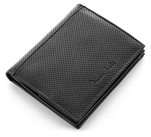 Jaimie Jacobs Cartera Hombre Folder Boy Monedero clásico en Formato Retrato Billetera Cuero (Agujero en Relieve …