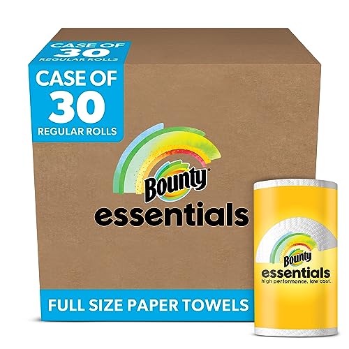 Image of Bounty Essentials 2-Ply Paper Towels, 40 Sheets Per Roll, Pack of 30 Rolls