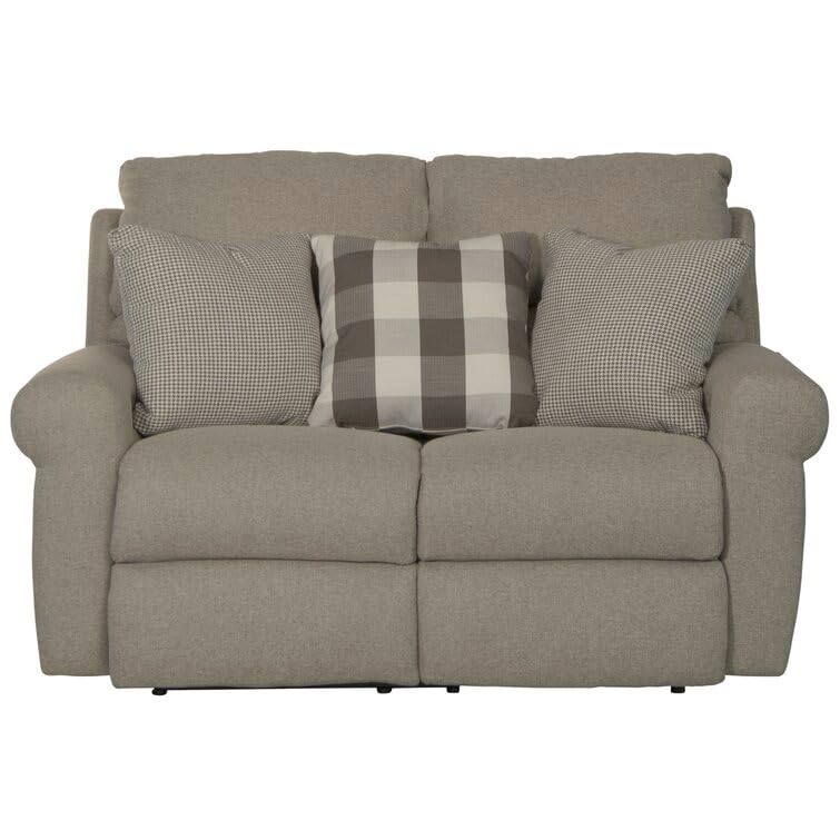 Image of Torque - Avalon 2 Seater Fabric Manual Recliner | Recliner Sofa /Chair for Living Room, Bedroom, Office (Beige) | 1 Year Warranty