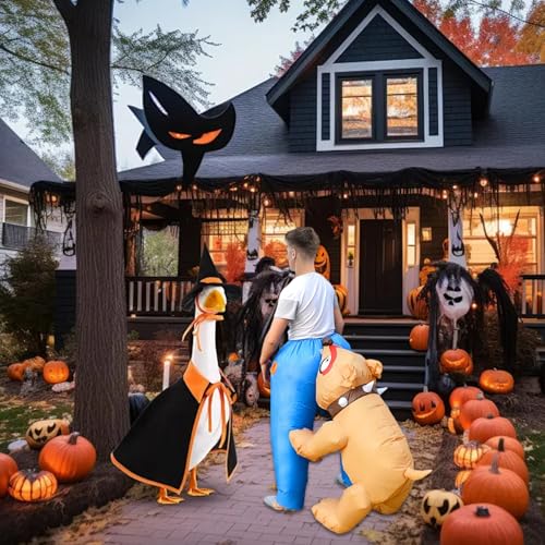 Disfraz Inflable Divertido para Halloween para Perro miniatura 2