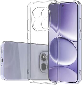 Elfia Xiaomi Redmi Note 15 Pro 5G ile Uyumlu K l f   effaf Silikon Ultra  nce Tarz Kapak S per