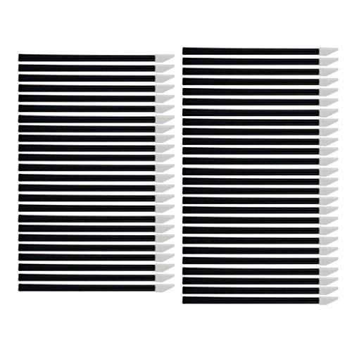 Preisvergleich Produktbild Aofocy Lippenbürste Einweg Lipbrush Lipgloss Pinsel Schwamm Lippenpinsel Schminkwerkzeug Sehr geeignet für die Reise oder wenn aus 50pcs (schwarz)