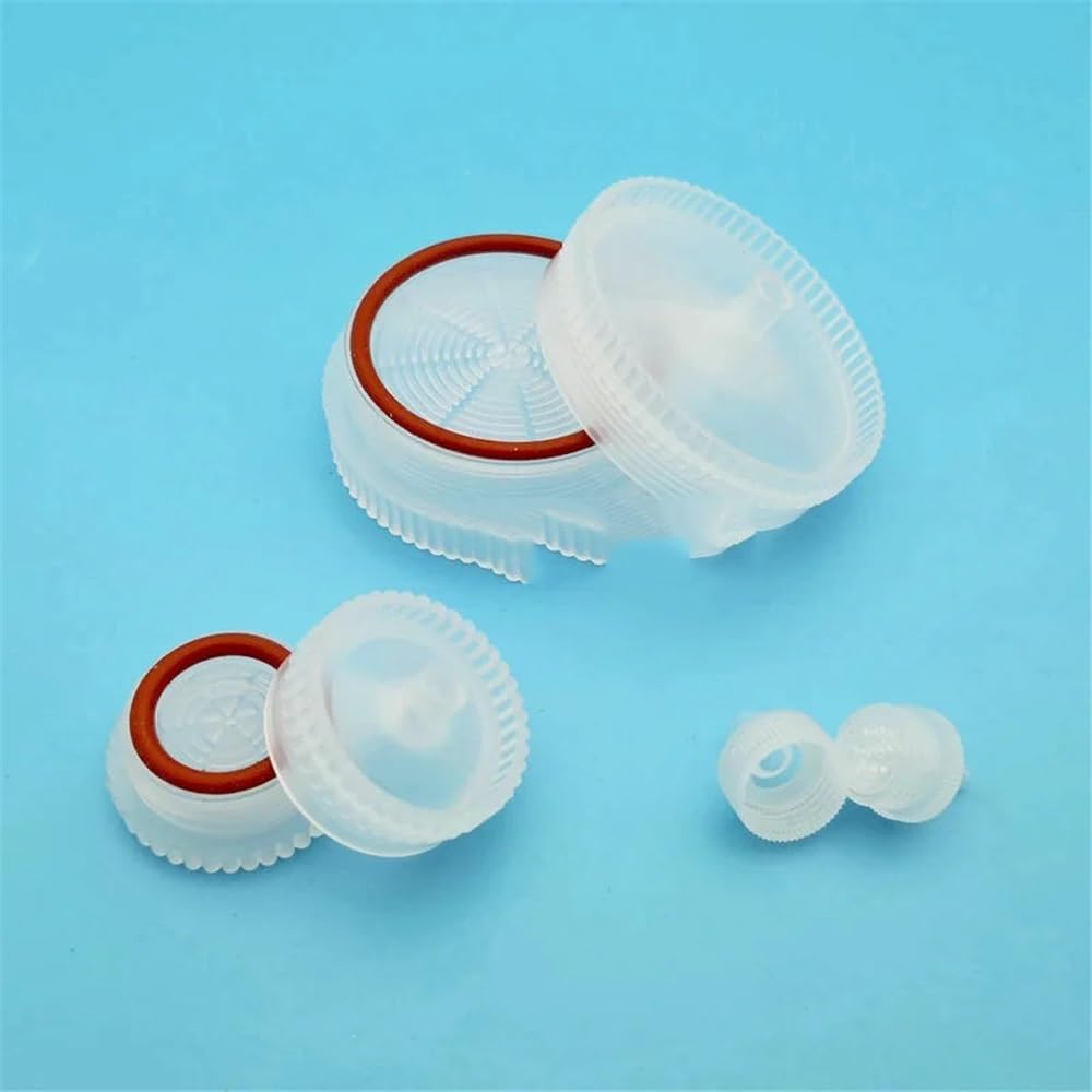 Lote de 10 unidades soportes membrana plástico reemplazables for laboratorio, 13 mm, 25 y 50, con cabezal PP vacío Equipamiento de laboratorio