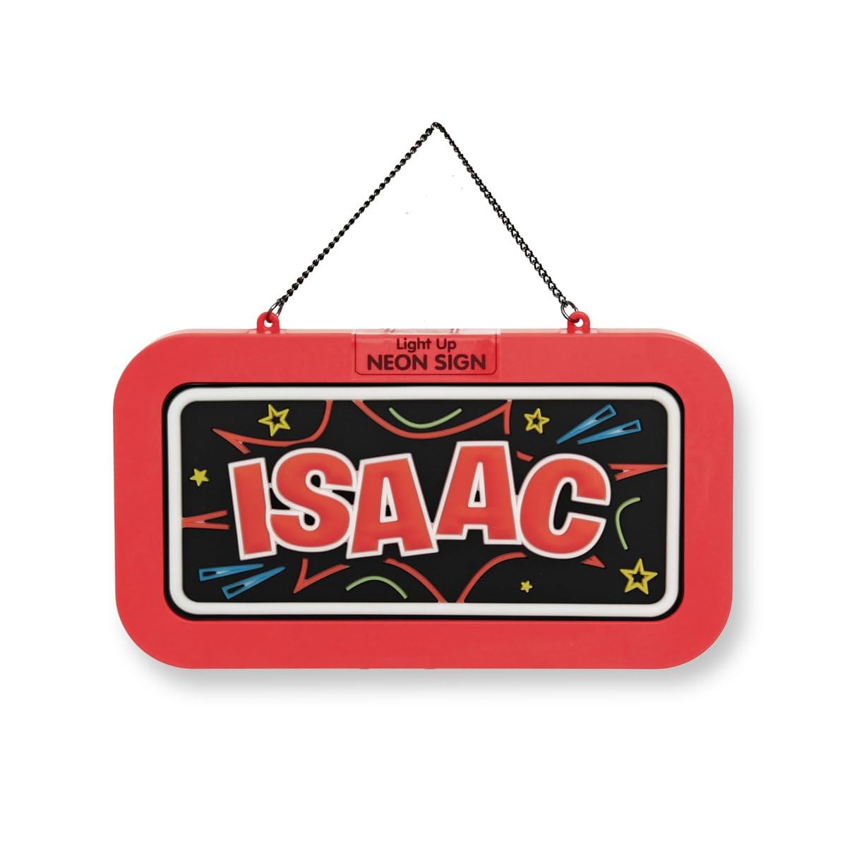 History & Heraldry Light Named Neon Signs (Isaac)