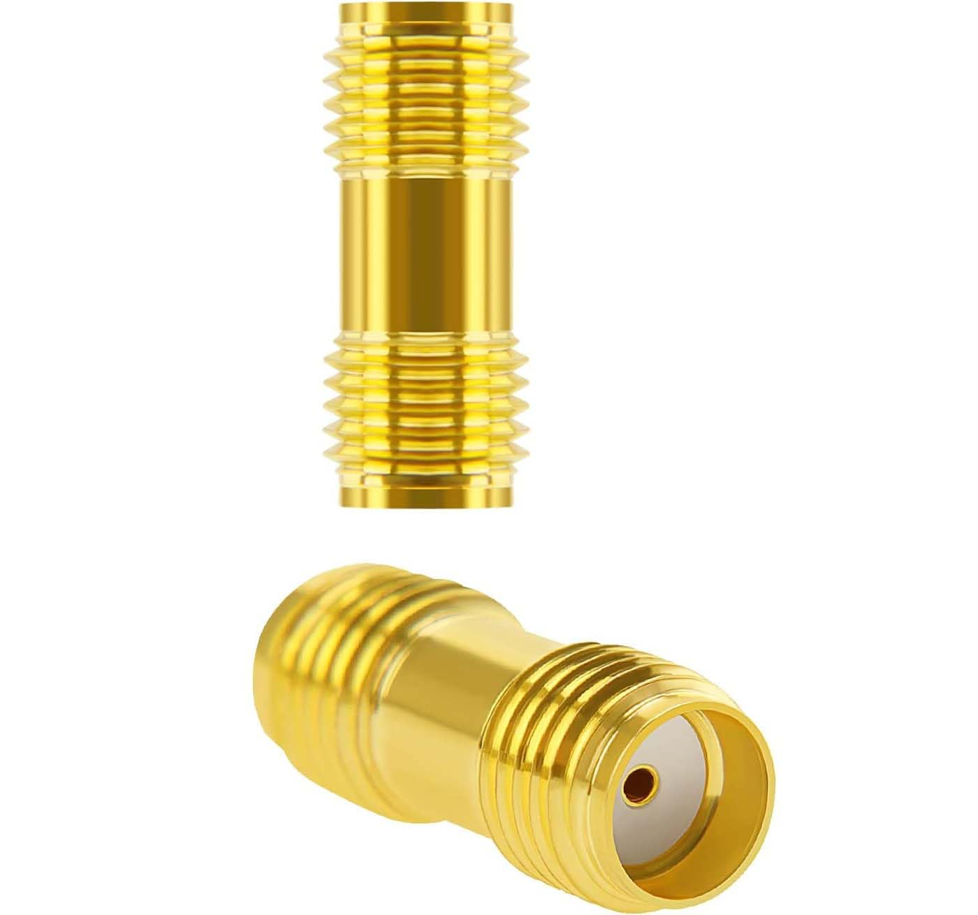 ABONIX SMA Female to SMA Female RF Adapter Connector – Gold-Plated Coaxial Coupler Extension for FPV Drones, WiFi & Antennas (Pack of 2)-image-24