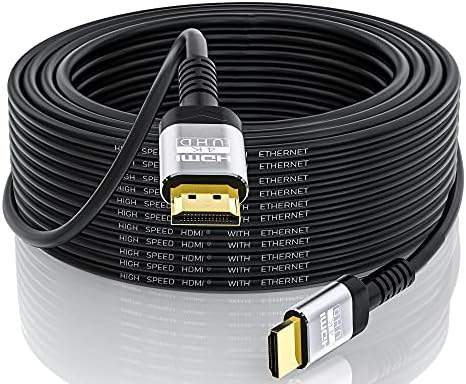 4K HDMI Kabel 15meter | 18Gbps Ultra High Speed HDMI 2.0 Kabel & 4K@60Hz HDR ARC HDCP2.2 Ethernet HDMI Kabel | für UHD TV Monitor Laptop Xbox PS4/PS5 ect