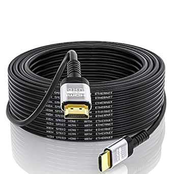 4K HDMI Kabel 15meter | 18Gbps Ultra High Speed HDMI 2.0 Kabel & 4K@60Hz HDR ARC HDCP2.2 Ethernet HDMI Kabel | für UHD TV Monitor Laptop Xbox PS4/PS5 ect