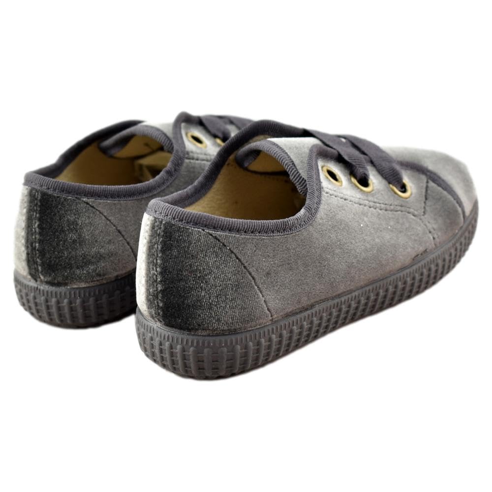 Batilas - Zapato de Terciopelo con Cierre de Cordones 653967 Terciopelo