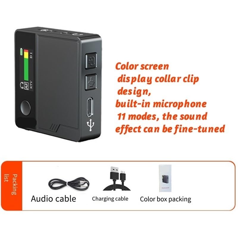 5PCS A9 Scheda audio dal vivo Cambia voce 11 Effetti sonori Modalità KTV Voce maschile a voce femminile