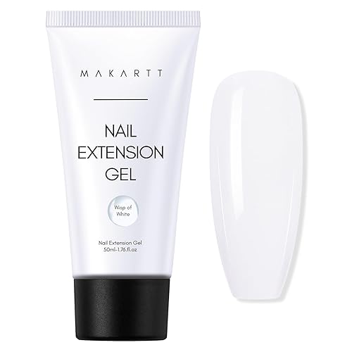 Vista 67 de Makartt - Gel de uñas de polietileno, 1.7 oz (50 ml), constructor, extensión, fortalecedor, gel de color duro, multifuncional, larga duración, fácil