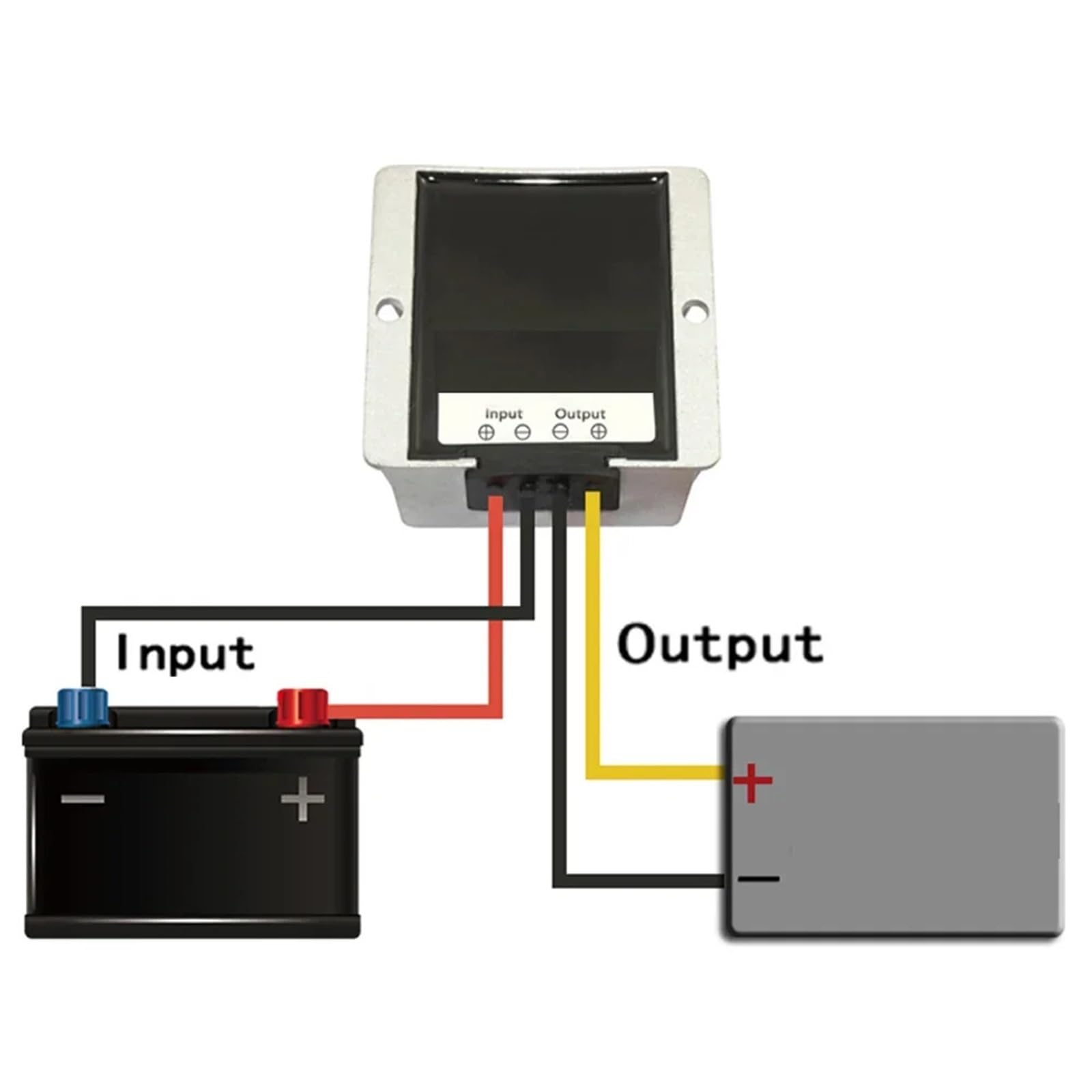 Convertisseur de puissance 12 V à 12 V 8-40 V à 12 V 6 A - Régulateur de tension CC - Stabilisateur de tension - Transformateur progressif (8-40 V à 12 V 3 A)