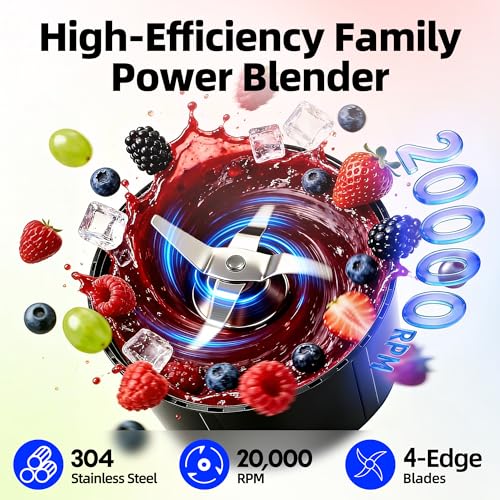 Personal Blender for Smoothies and Shakes, 2-in-1 Bullet Grinder with 24oz To-Go &10oz Cup Portable Ice Crushing Mini, BPA-Free&Dishwasher Safe, Protein Shake Maker,Silver - Image 6