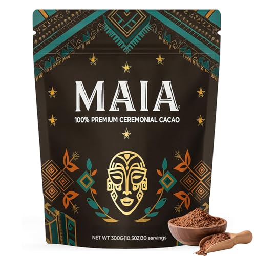 Maia Ceremonial Cacao - 100% Pure Natural, Enhanced with Flavanol,