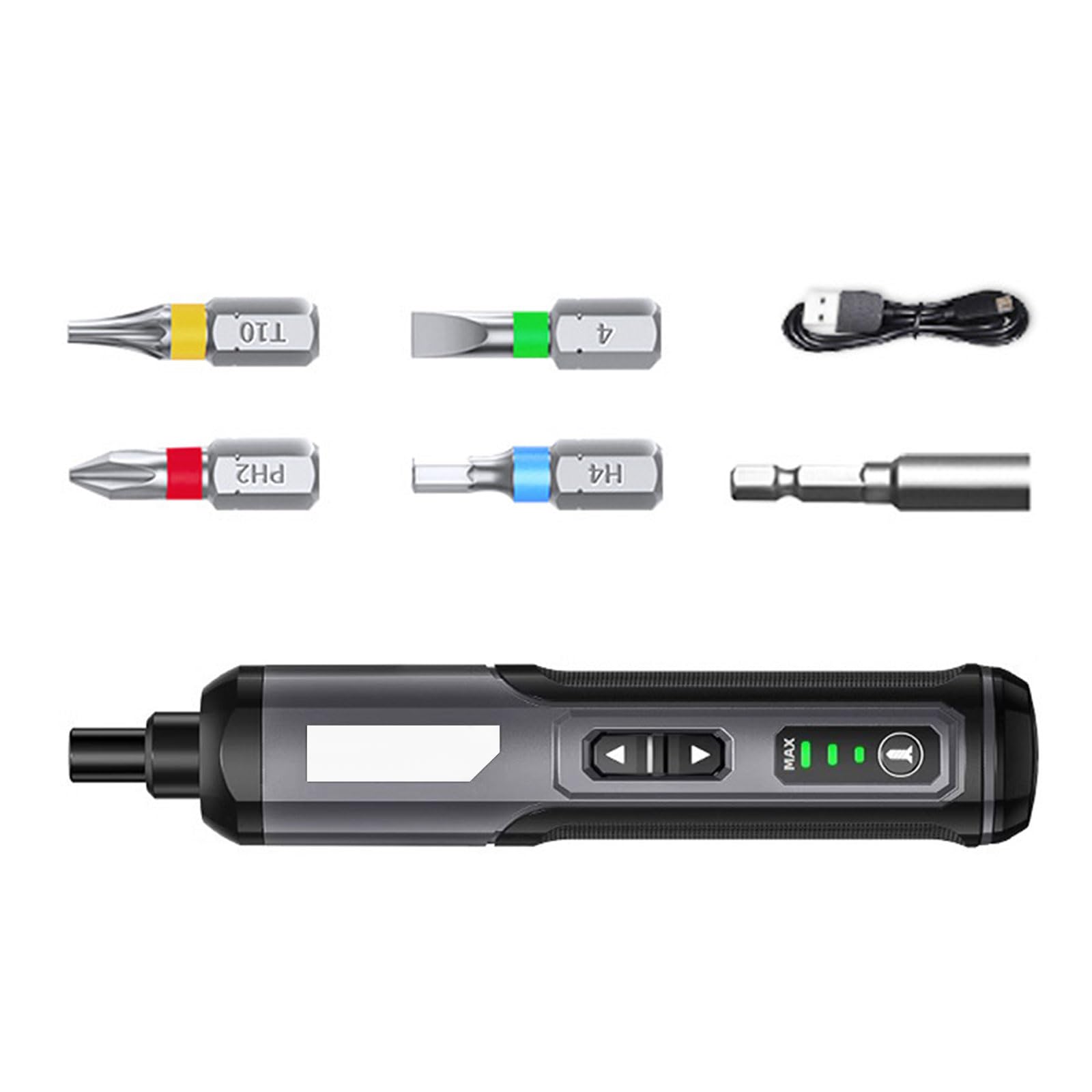 Multi Functional Cordless Screwdriver with 4 Gear Torques and Manual Electric Modes for Versatile Application Accuracy Screwdriver