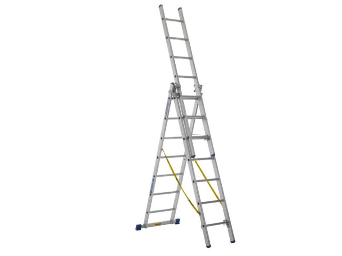 Zarges Skymaster Trade Ladder 3-Part 3 x 10 Rungs ZAR40229