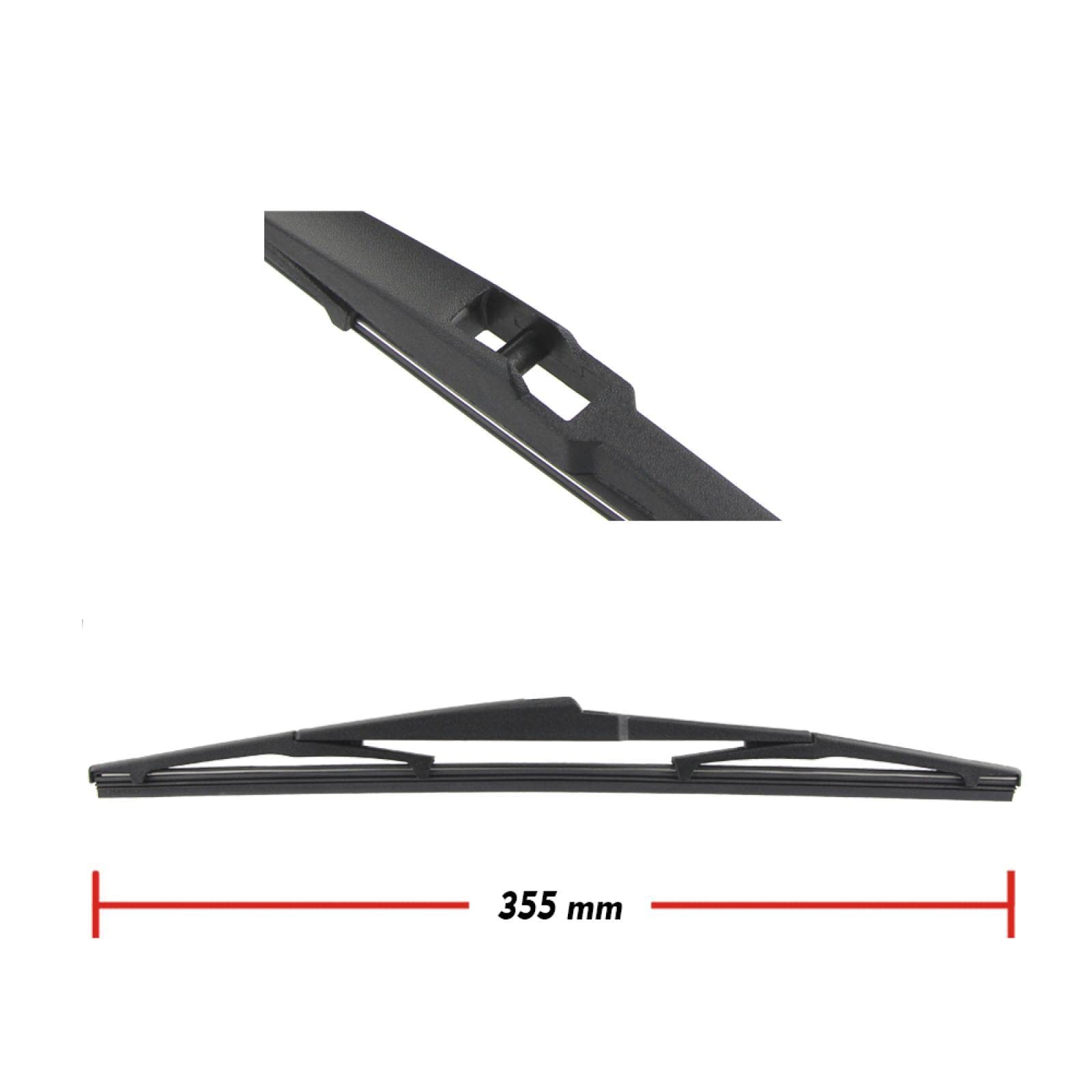 Tergicristallo Posteriore per Hyundai New Santafe 2006-2012 355mm spazzole tergicristallo Posteriore per Auto e Set Braccio tergicristallo Posteriore
