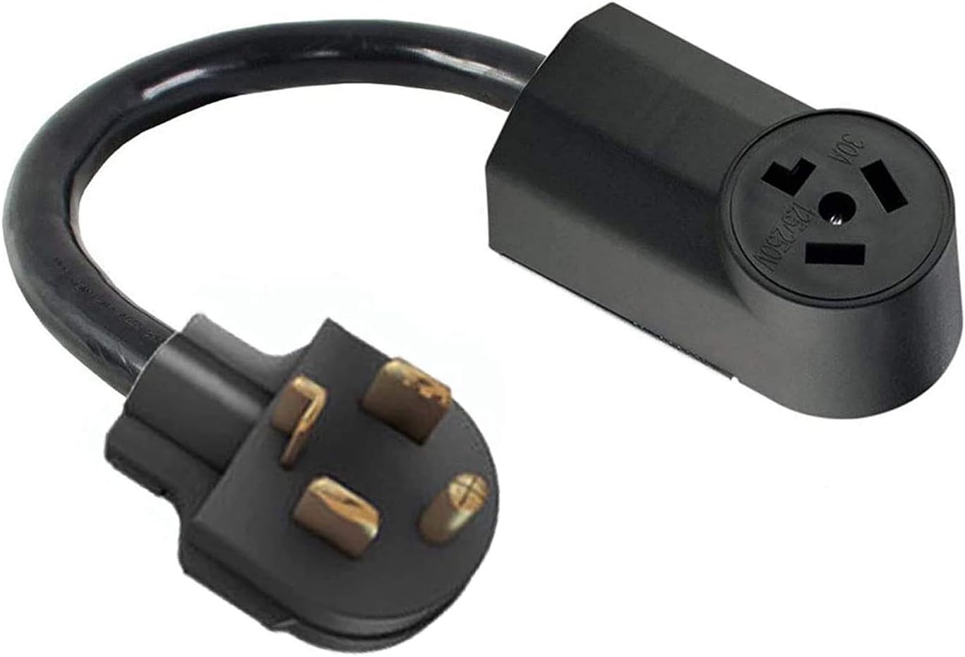 30 Amp 4Prong Dryer Wall Outlet Adapter To 3Pin 30A Dryer