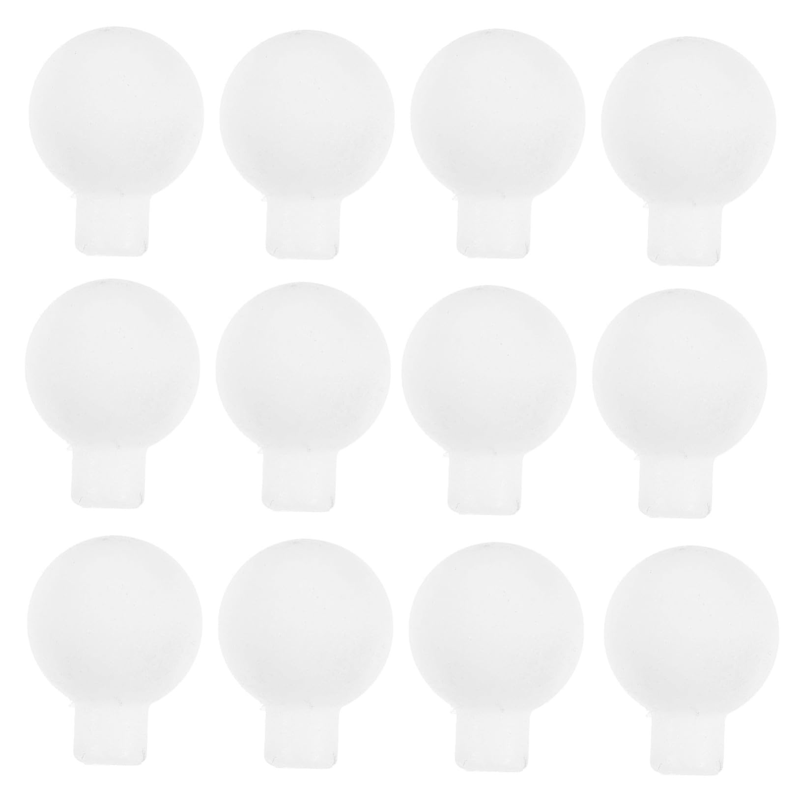 Didiseaon 100pcs Matte Globe Light Bulb Pendants for String Lights Empty Bulb Decorations for DIY Festival and Party Lighting Impact Resistant and Versatile Hanging Ornaments
