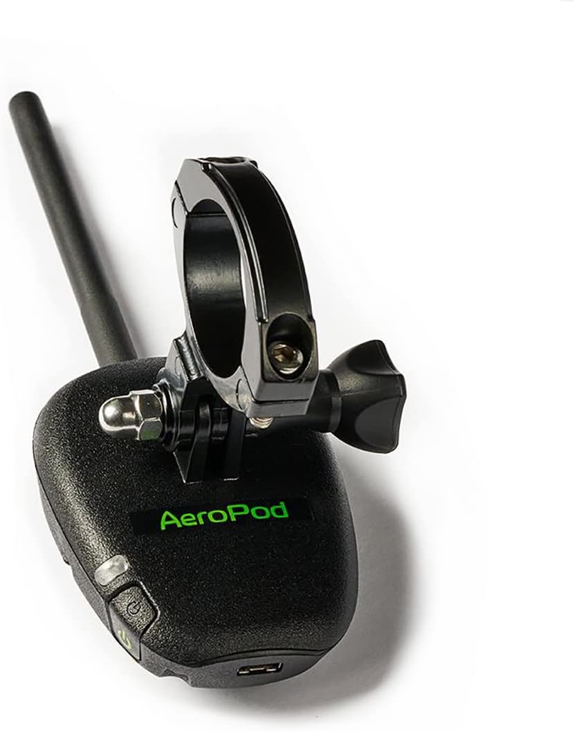 Velocomp AeroPod+ V5 Aerodynamic CdA Sensor and Cycling Power Meter Compatible with Any Bike