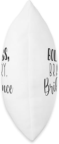 Miniatura 2 de Gym, Hustle and Success Motivational Gifts Boldness, Bravery, Brilliance-Gym, Hustle, Success Throw Pillow, 16x16, Multicolor