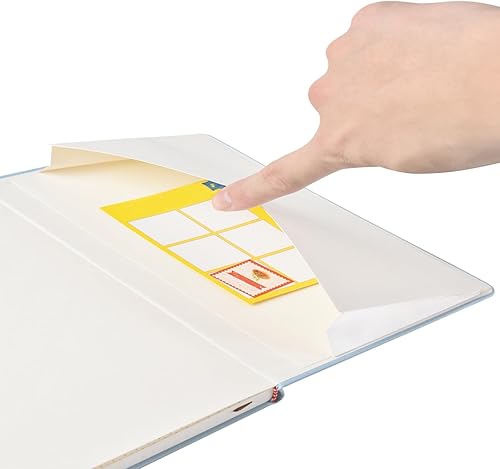 Miniatura 4 de Diario A5 de puntos con papel grueso de 4.23 ozm, 172 páginas, bolsillo trasero, bandas elásticas, 2 cintas de marcas, diario punteado de tapa dura