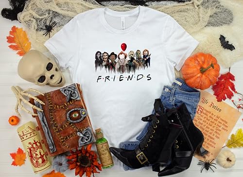 Halloween Friends Horror Movie Shirt, Movie Shirt, Scary Halloween Shirt, Horror Friend Shirt, Halloween Vibes Shirt, Retro Halloween Shirt4
