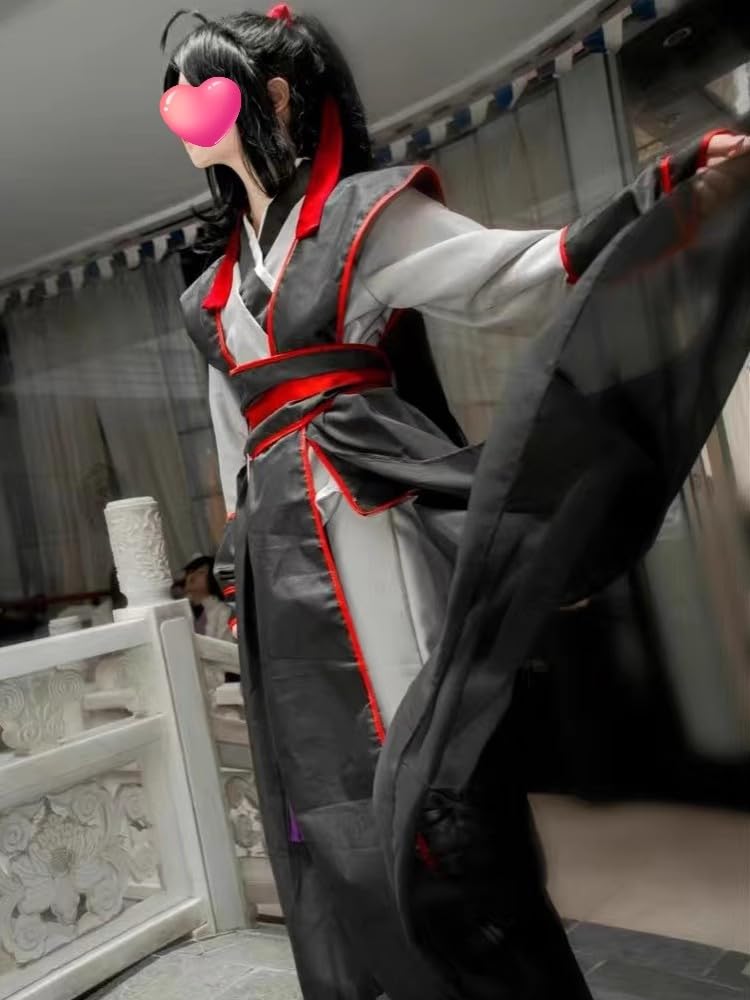 Zhongkaihua Wei Wuxian Cosplay Costume Wei Ying Chinese Ancient Hanfu Anime Role Play Uniform Outfit Halloween Fancy Dress up Party Carnival - Image 5