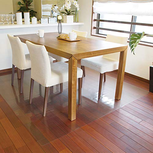 ダイニングテーブル下保護マット 極薄1mm厚270x300 透明 Amazon｜アキレス ダイニングテーブル下保護マット 極薄1mm厚