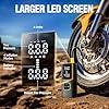 Zune-Lotoo-Compresor-Aire-Portatil-150PSI-9000mAh-Inflador-Ruedas-Coche-Recargable-con-Pantalla-Digital-LED-Mini-Bomba-de-Aire-Electrica-con-Cable-de-12V-CC-y-Luz-LED-para-Coche-Moto-Bicicleta-Bola