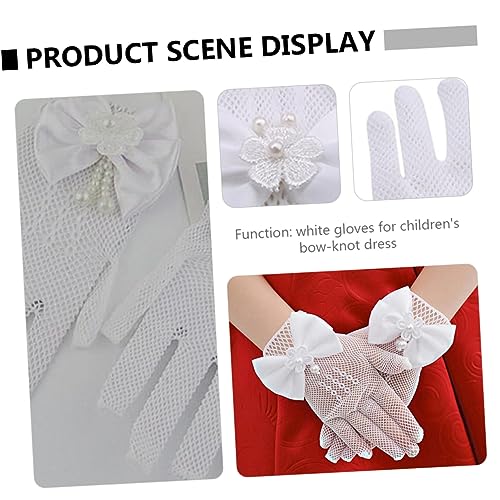 1pair Boys and Girls Lace Gloves and up Gloves for Girls Skeleton for Boys and Stocking Stuffers Party for and Wedding Flower Stage Performance Photography Props2