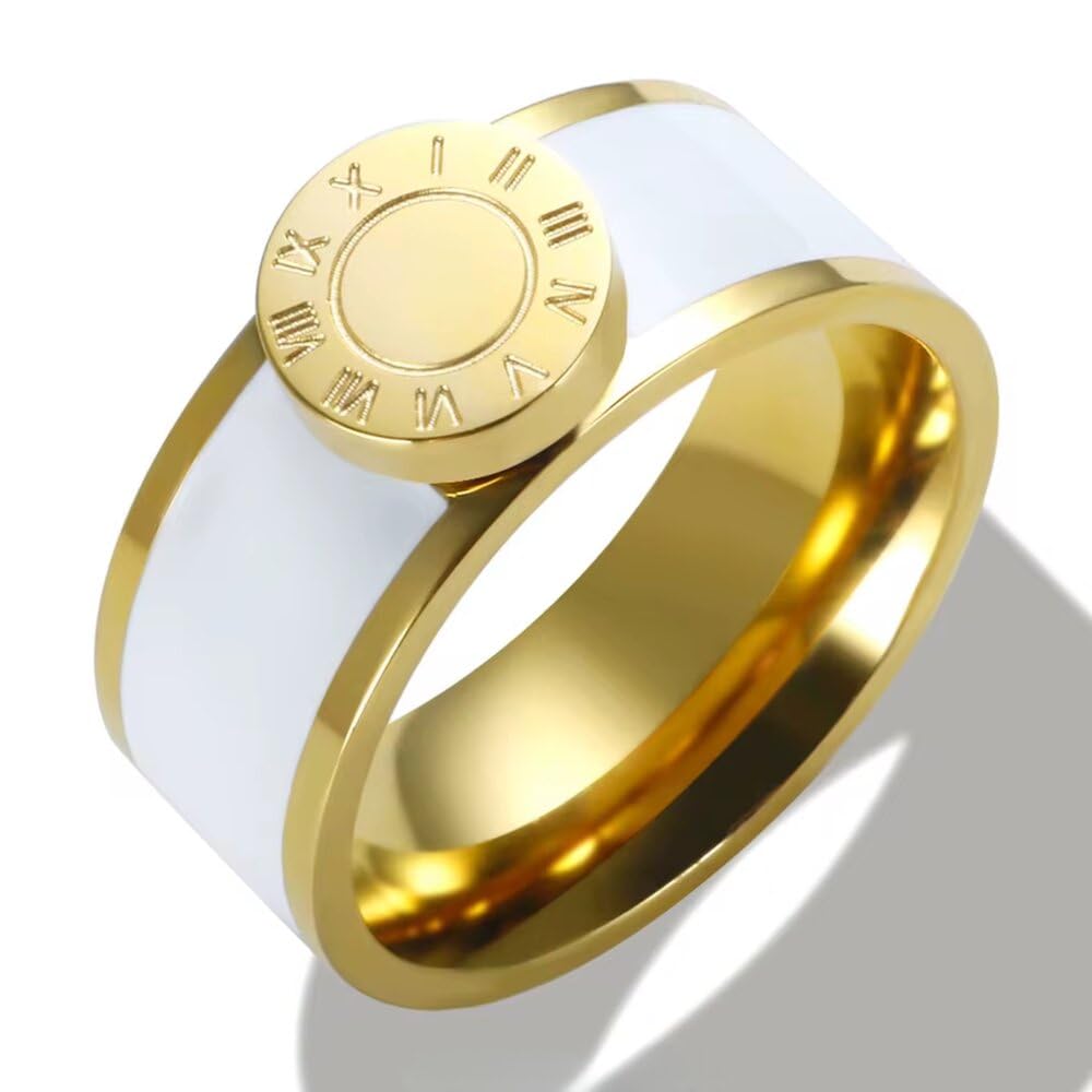 ROUGEMONT Emaillierter Damen Armreif-Wasserfester Sommer Armreif aus Edelstahl-mit stilvoller Geschenkverpackung Jewellery 17-20cm -Hypoallergen für empfindliche Haut