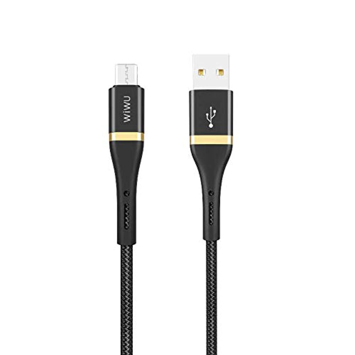 WiWUElite Data Cable ED-102 2.4A USB To Micro USB, Black - 2m